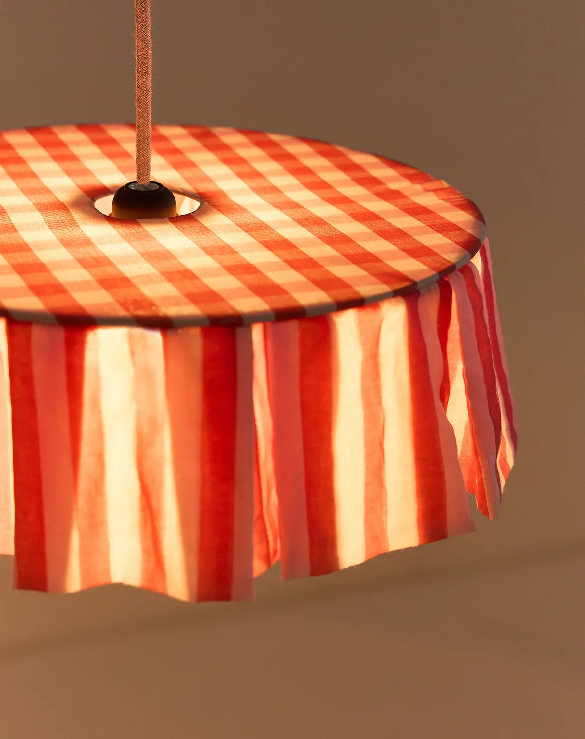 Lámpara colgante Vibes 40 cm - Red stripes