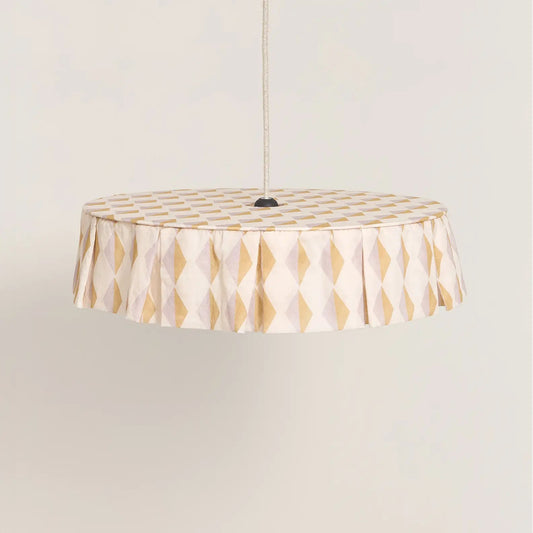 Lámpara colgante Vibes 50 cm - Mustard lilac harlequin