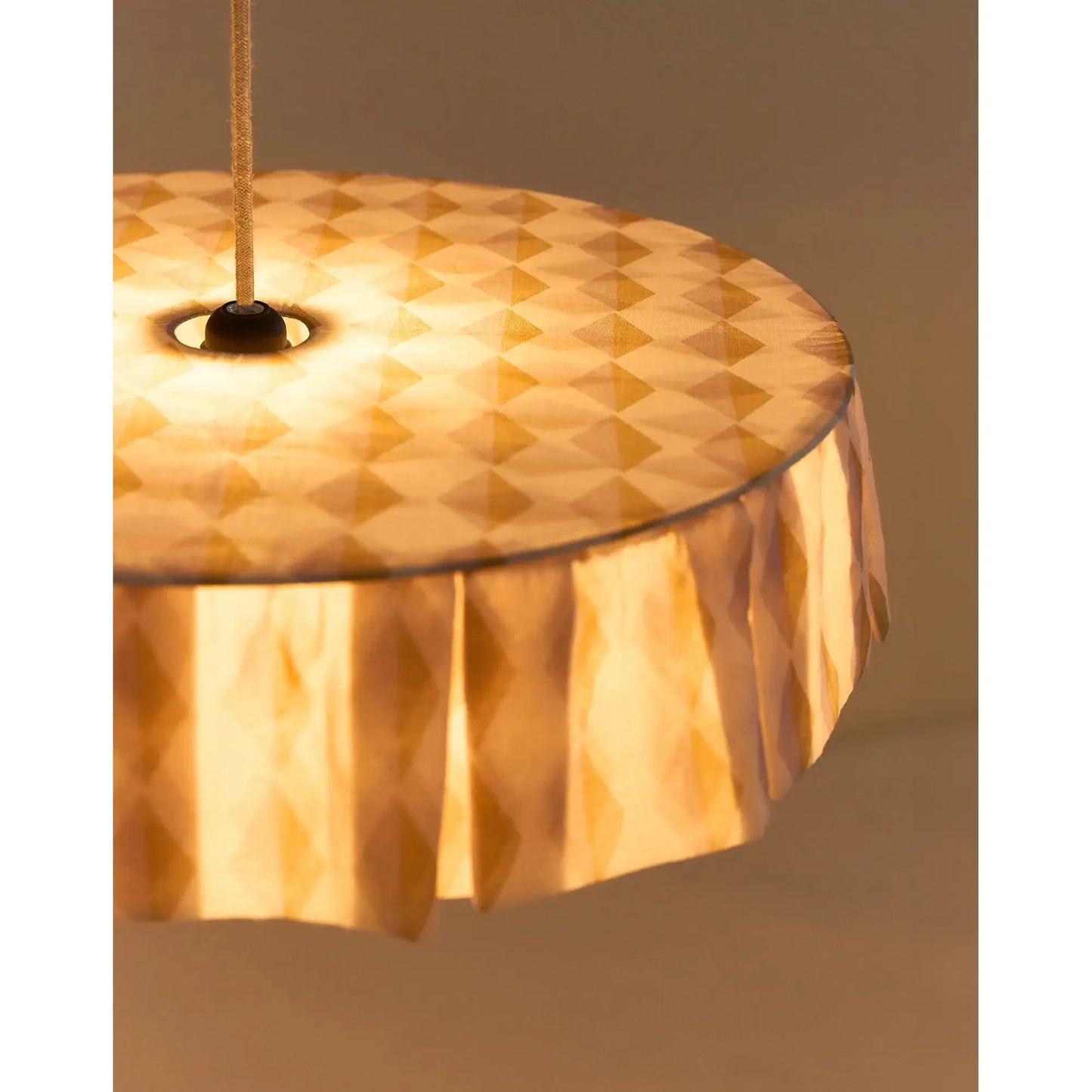 Lámpara colgante Vibes 50 cm - Mustard lilac harlequin