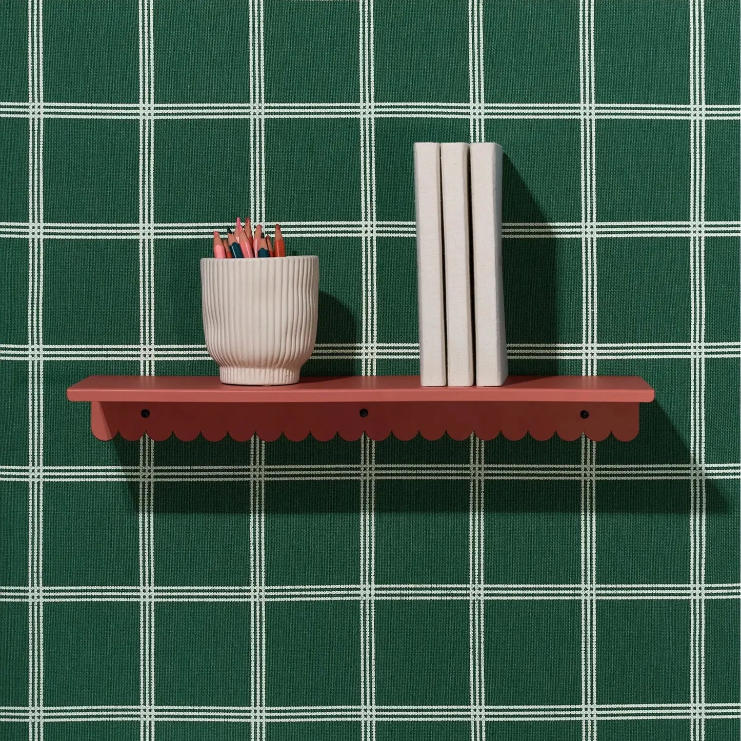 Repisa metálica vibes - Burnt red