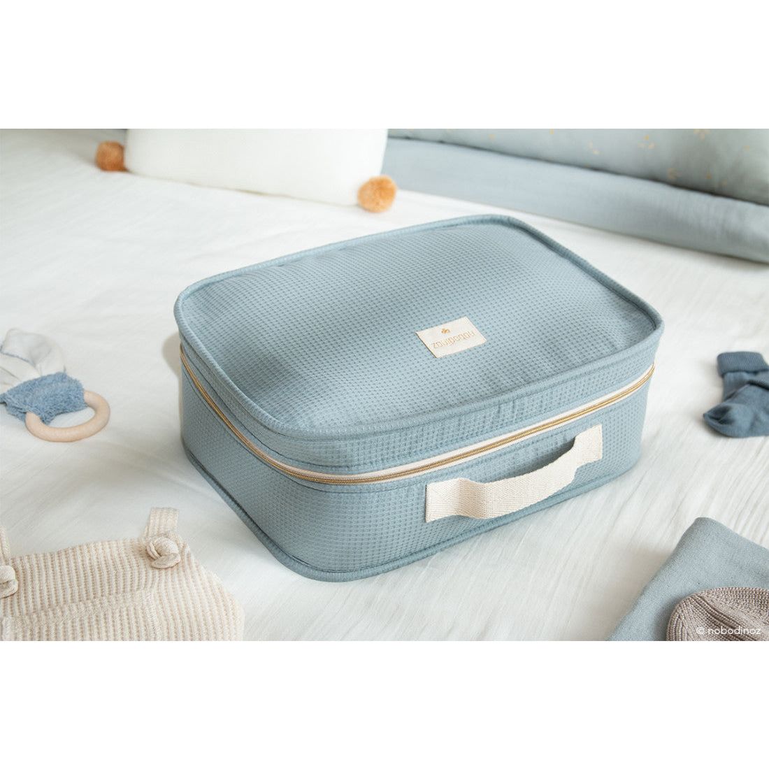 Maletita Victoria baby suitcase - Stone Blue