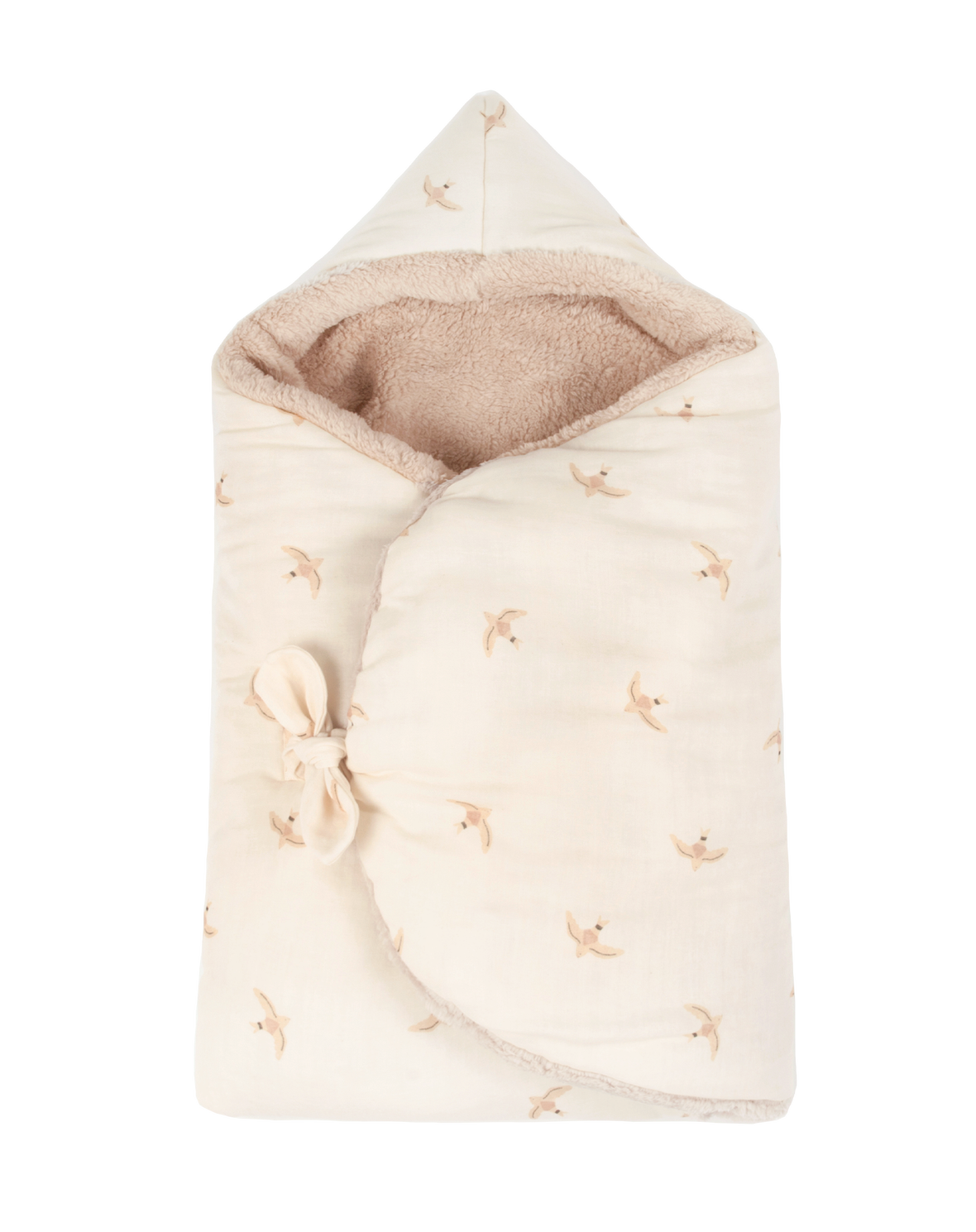 Saco capazo Cozy Wabi sabi - Nude haiku birds natural