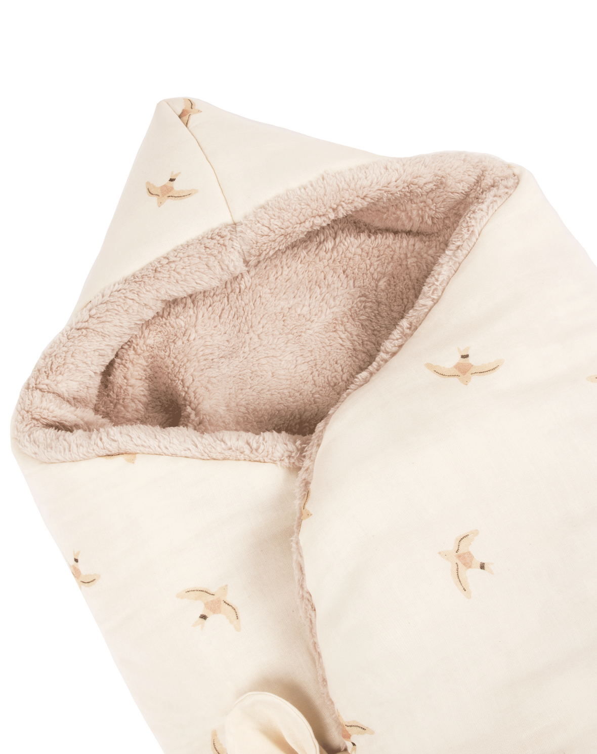 Saco capazo Cozy Wabi sabi - Nude haiku birds natural