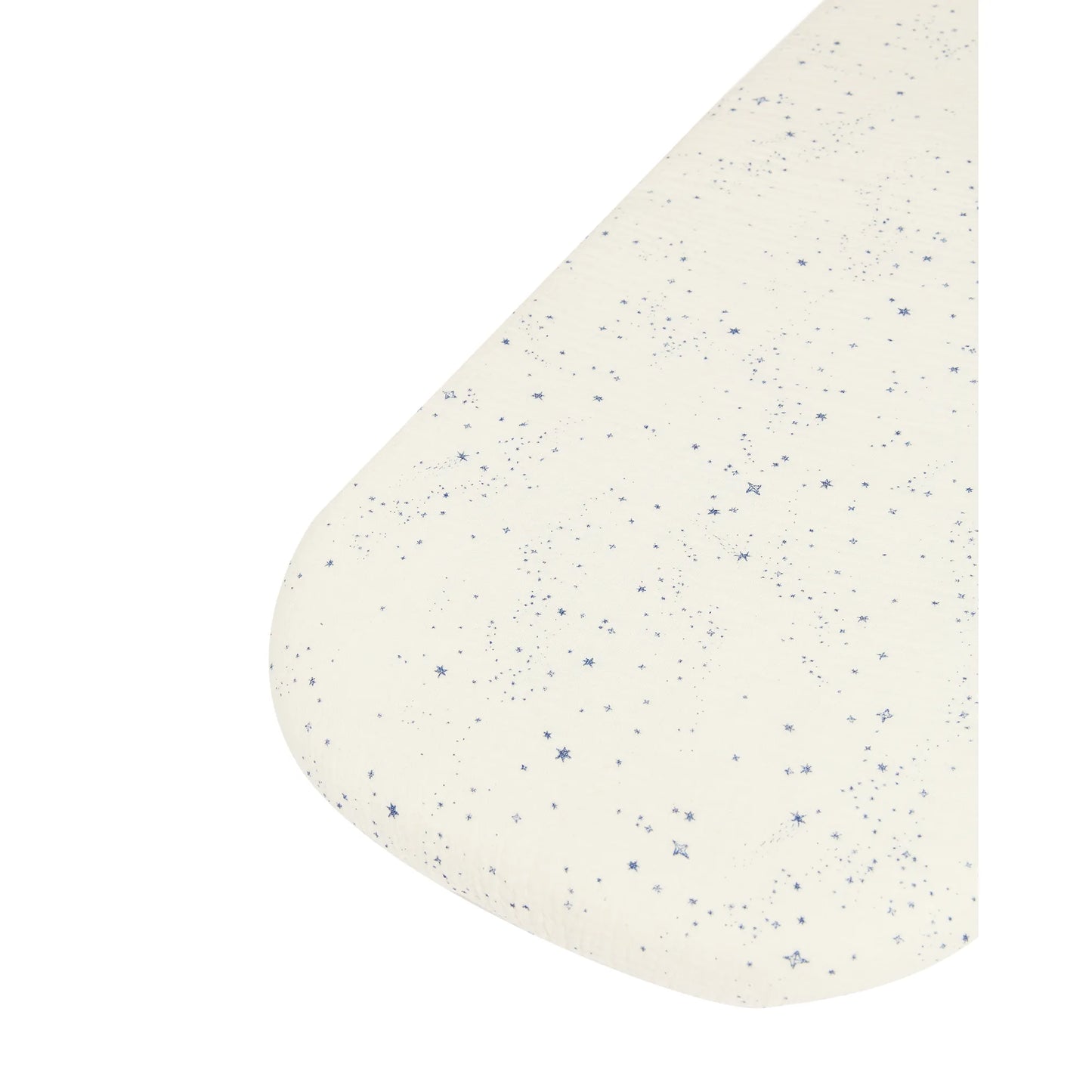 Sábana Bajera Moisés Newborn Wabi Sabi (doble gasa de algodón lavado) - Blue milky way