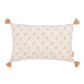 Cojín rectangular con pompones de doble gasa de algodón lavado Wabi Sabi - Darling