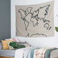 Decoración de pared - Canvas map