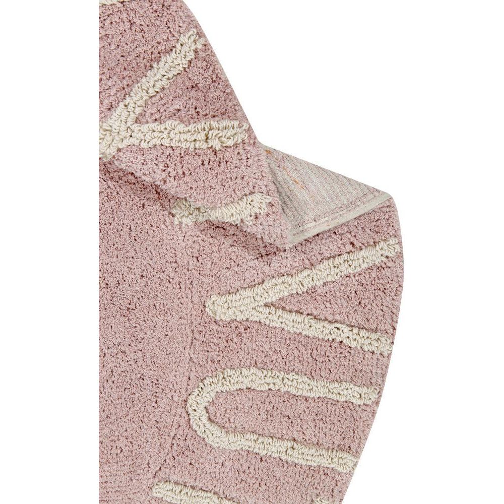 Alfombra lavable redonda ABC Natural - Vintage nude