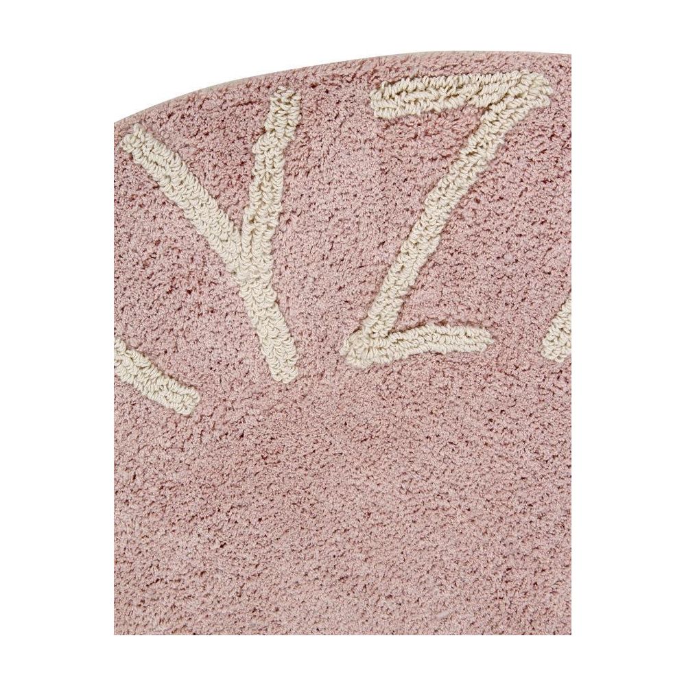 Alfombra lavable redonda ABC Natural - Vintage nude