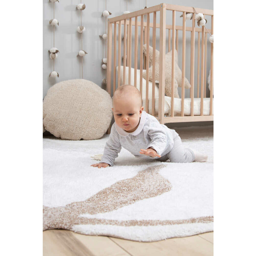 Alfombra lavable Cotton Flower