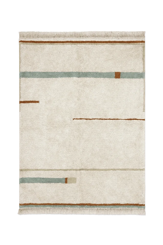 Alfombra lavable Tartan - Lanes vintage blue