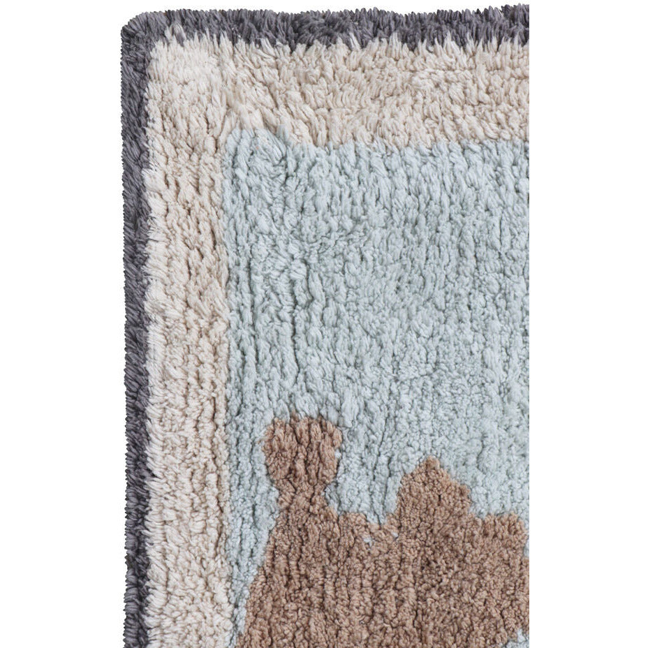 Alfombra lavable - Vintage Map 140x200 cm