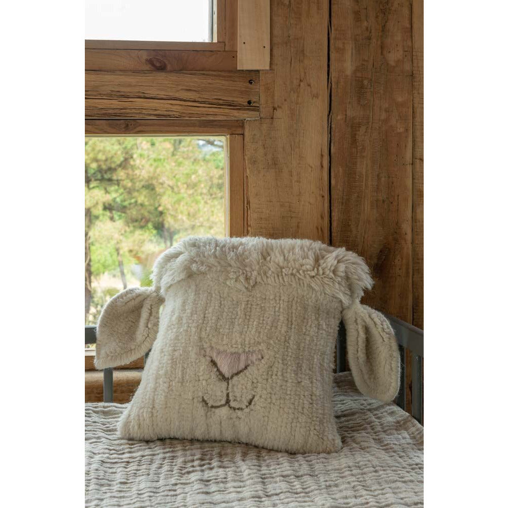 Cojín de lana - Pink Nose Sheep