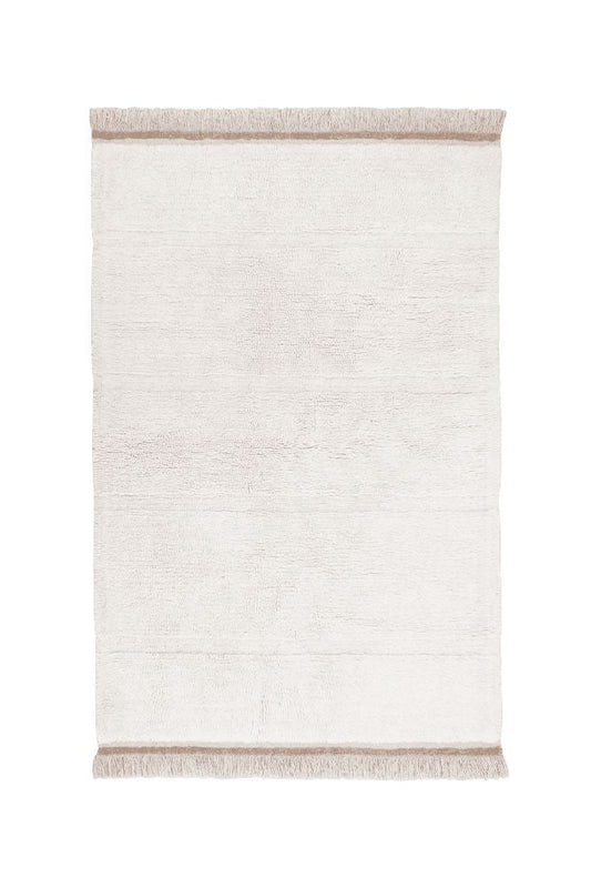Alfombra lavable de pasillo steppe sheep white - 80x140 cm