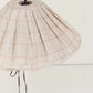 Lámpara colgante lino francés Yumi 50 cm - Carmine grid