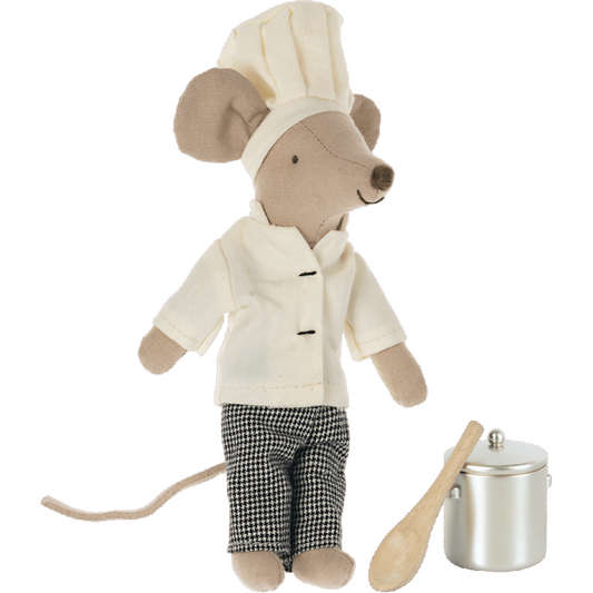 Ratoncito - Chef Mouse con olla y cucharón