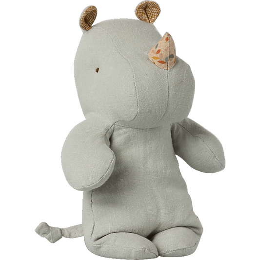 Peluche Safari Friends - Small rhino Pigeon blue