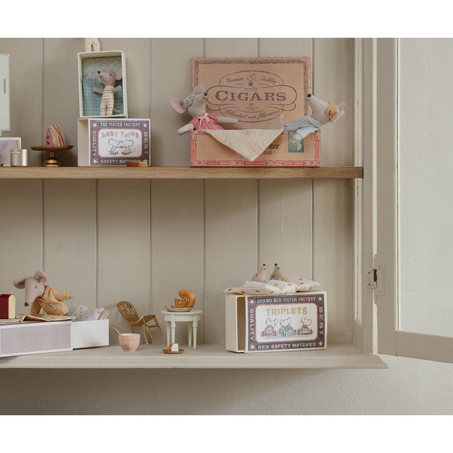 Ratoncitos - Triplets Baby mice in matchbox