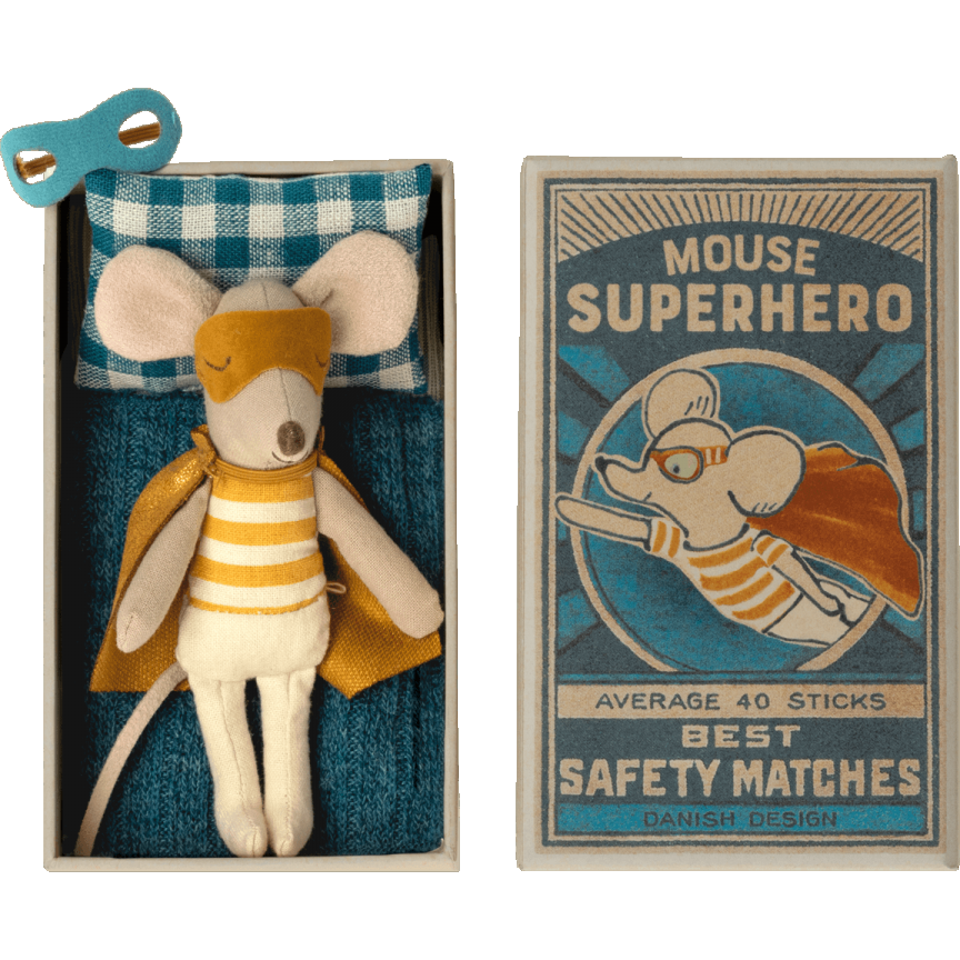 Ratoncito - Super Hero mouse Little brother in a matchbox