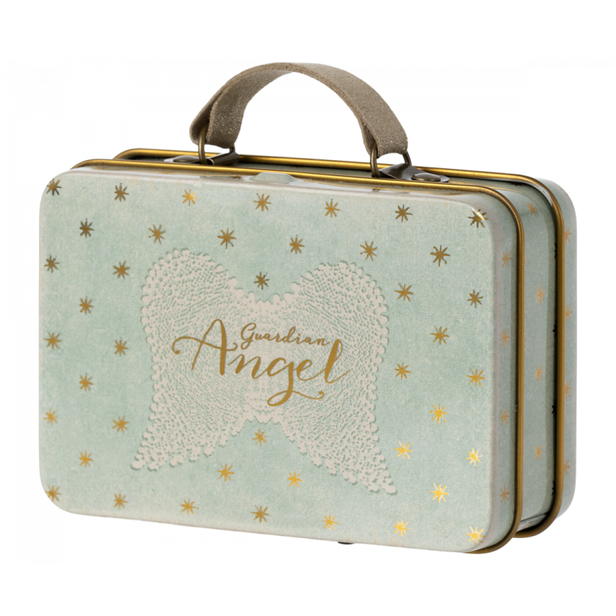 Ratoncito - Angel mouse in suitcase