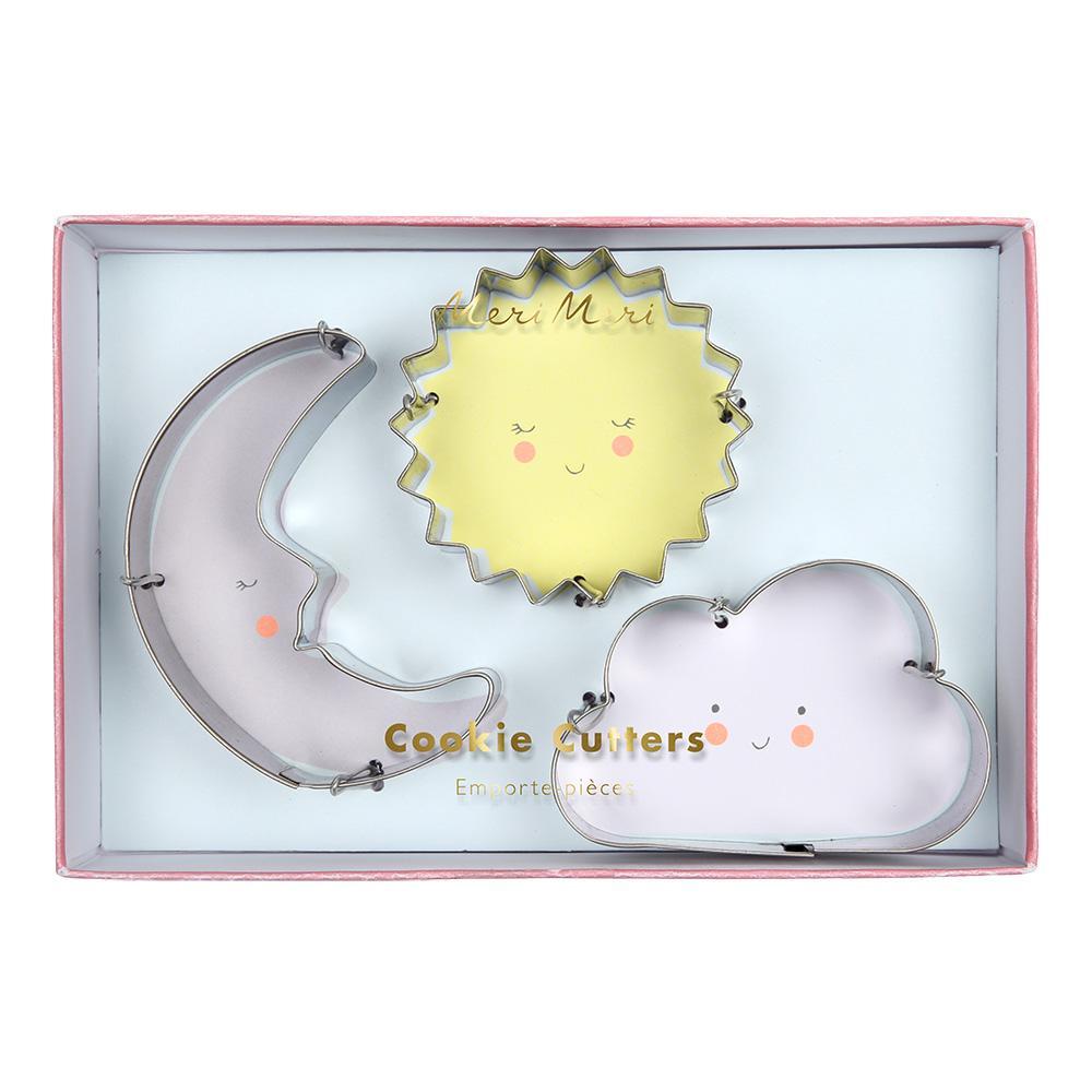 Cortador De Galletas - Sol, Luna Y Nube