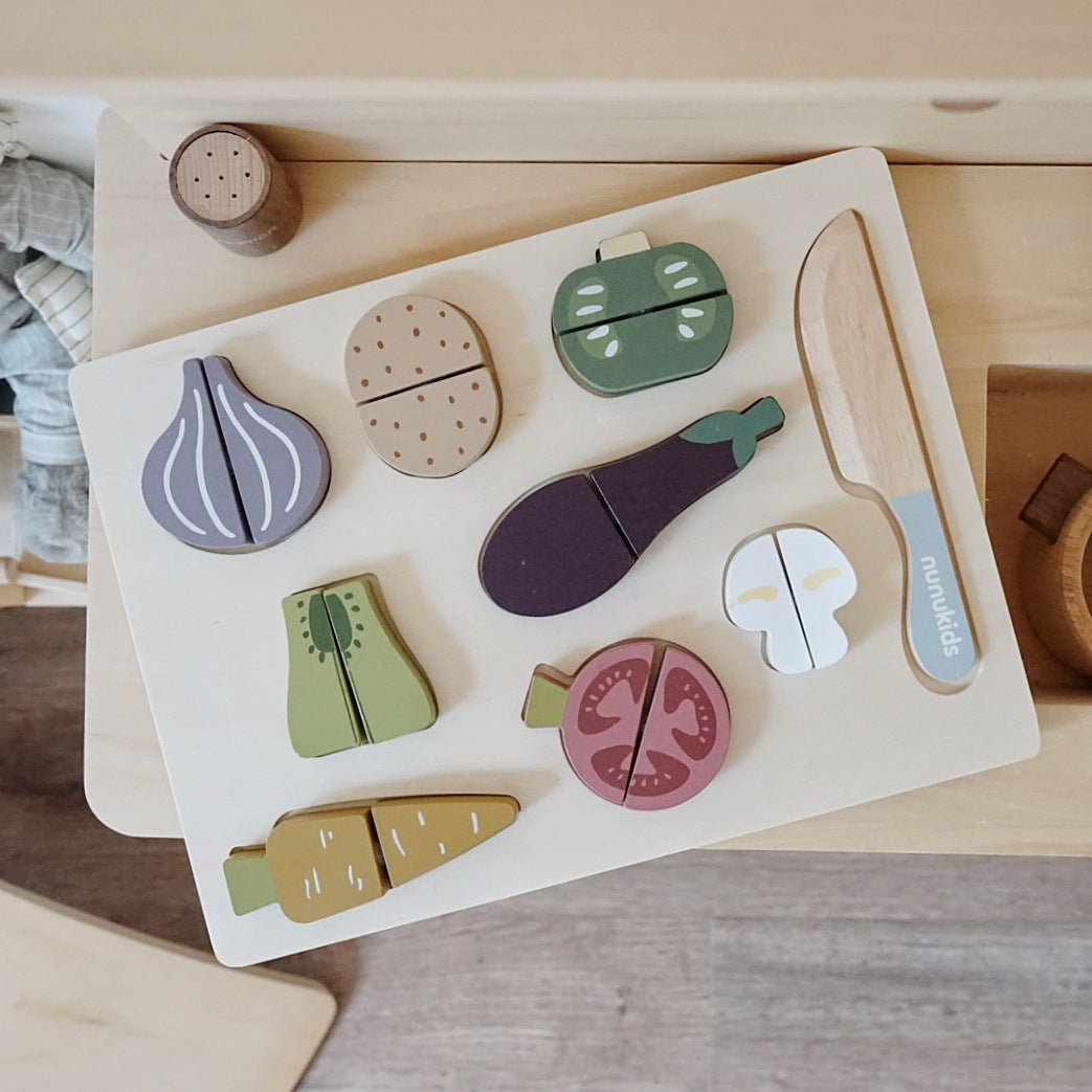 Puzzle / Set para Cortar Verduras