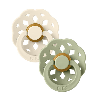 Pack 2 Chupetes Boheme - Ivory/Sage