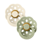 Pack 2 Chupetes Boheme - Ivory/Sage
