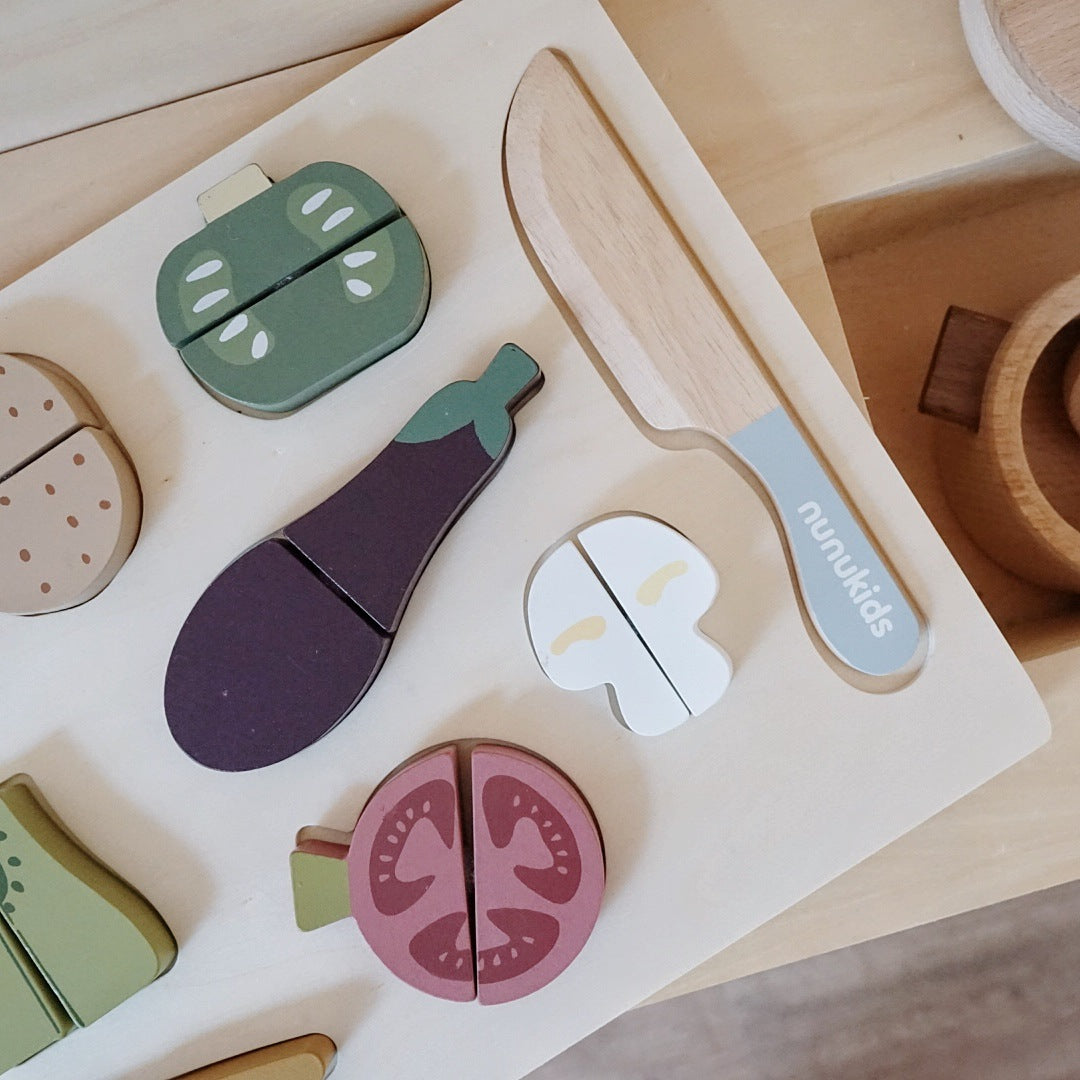 Puzzle / Set para Cortar Verduras