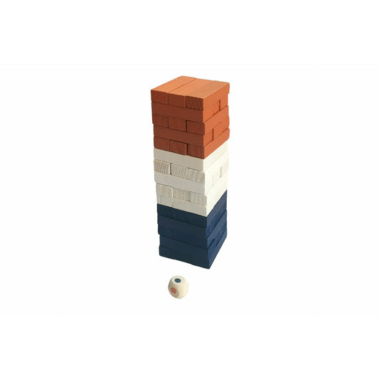 Torre Jenga Tricolor