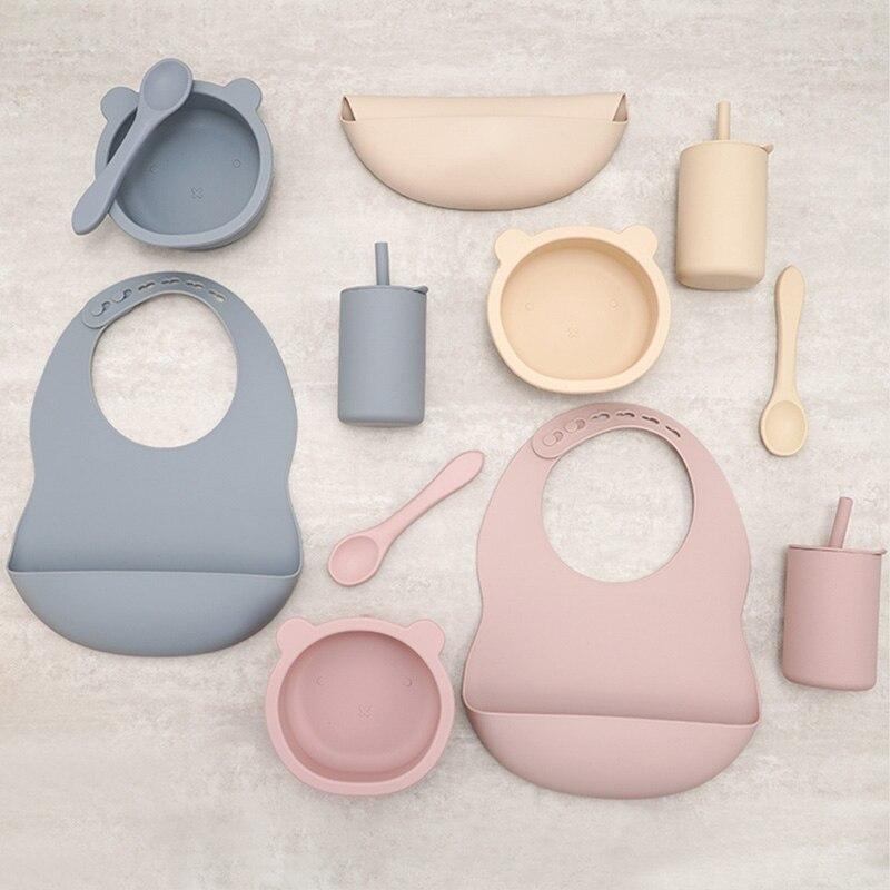 Bowl Silicona Bear - Dusty Lilac
