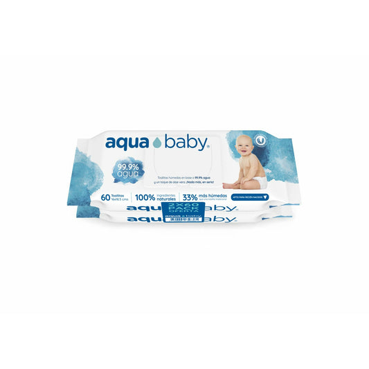 Pack de 2 Toallitas Húmedas Aqua Baby
