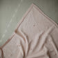 Manta Tejida - Textured Dots Blush