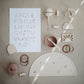 Poster - Alphabet Floral Medium