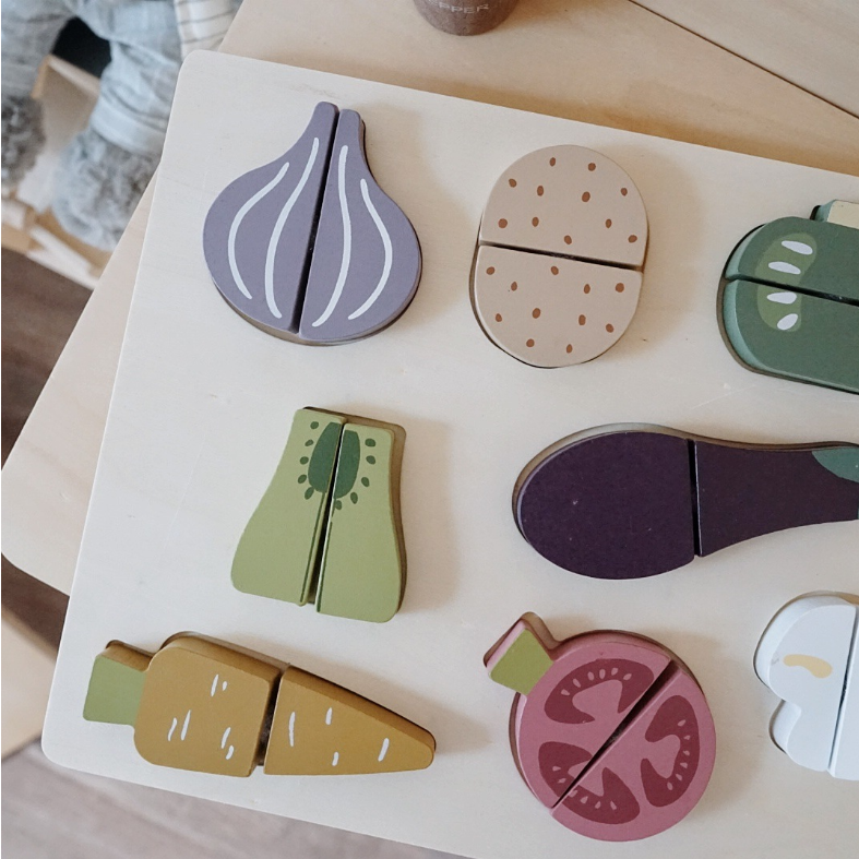 Puzzle / Set para Cortar Verduras