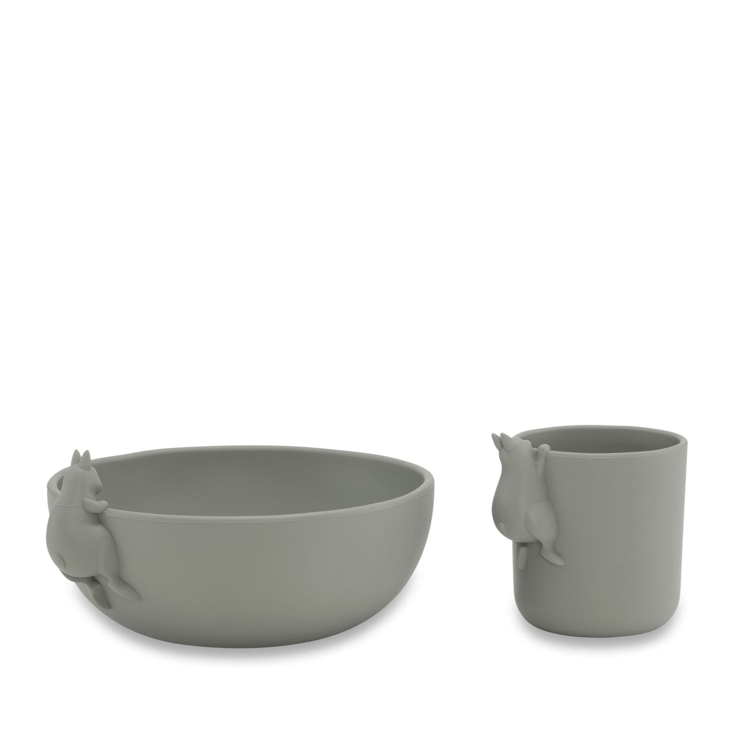 Set para comer Bunny Bowl & Cup - Quarry blue