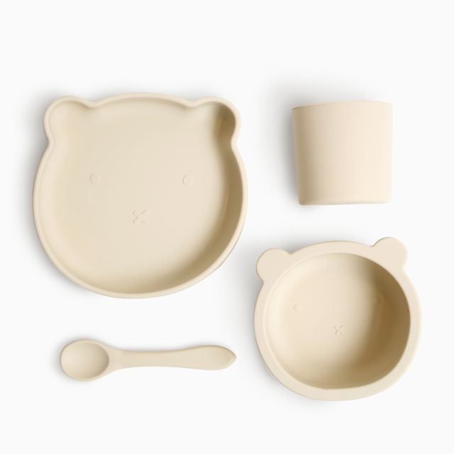 Plato Silicona Bear - Beach Sand