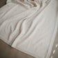 Manta Tejida - Textured Dots Off White Melange