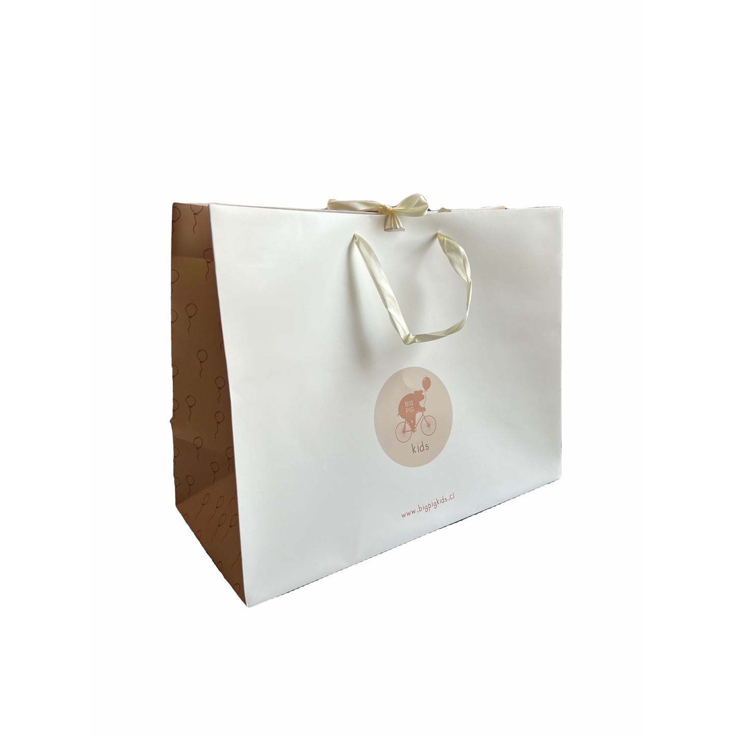 Bolsa para regalo con cinta de seda - L (20 x 45 x 35 cm)