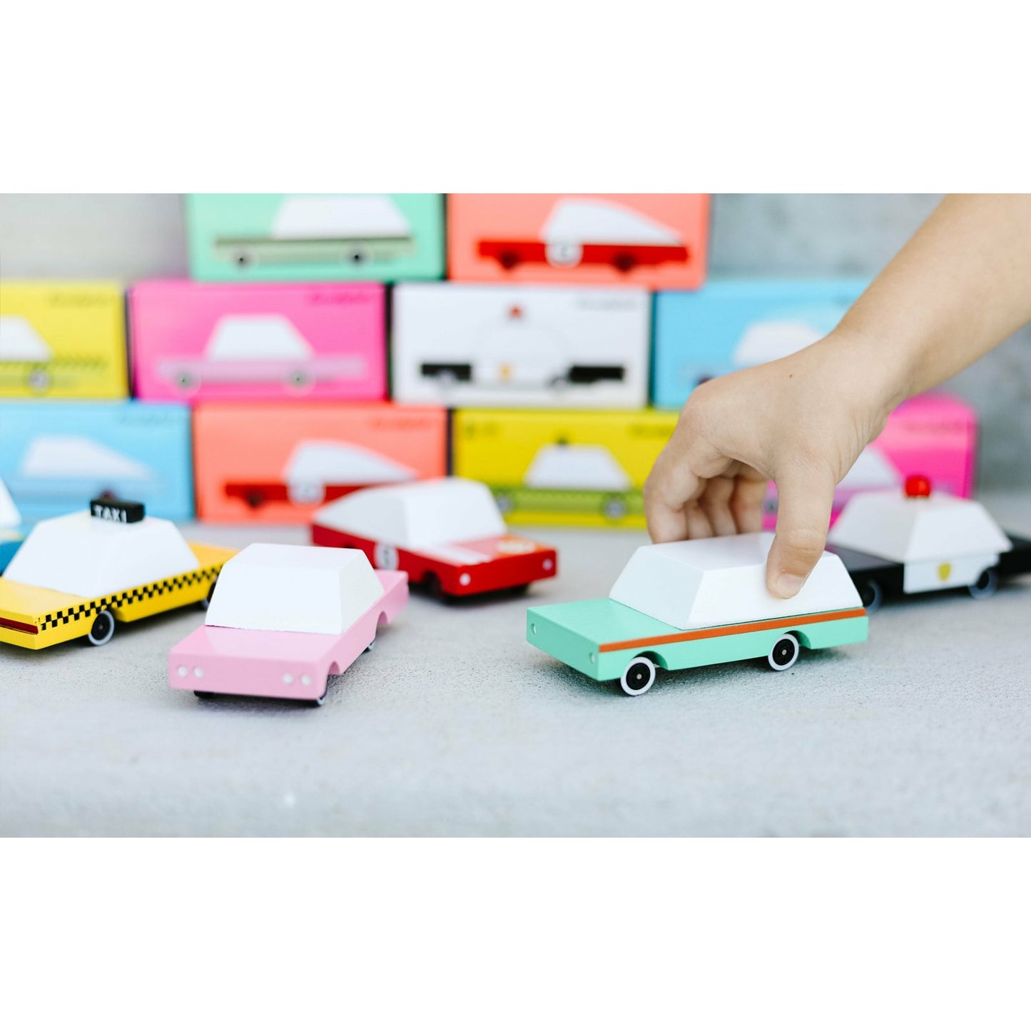 Auto De Madera - Teal Wagon