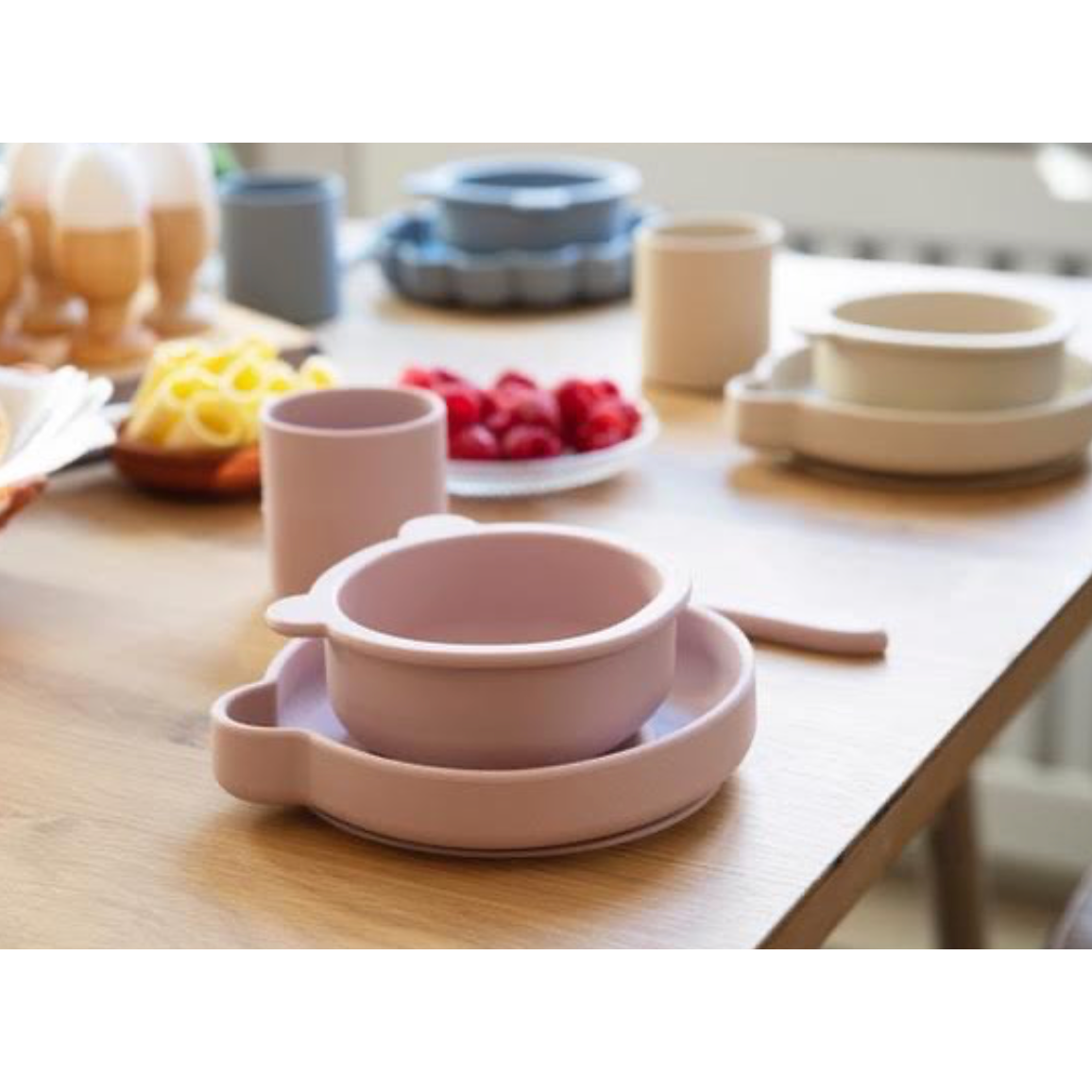 Bowl Silicona Bear - Dusty Lilac