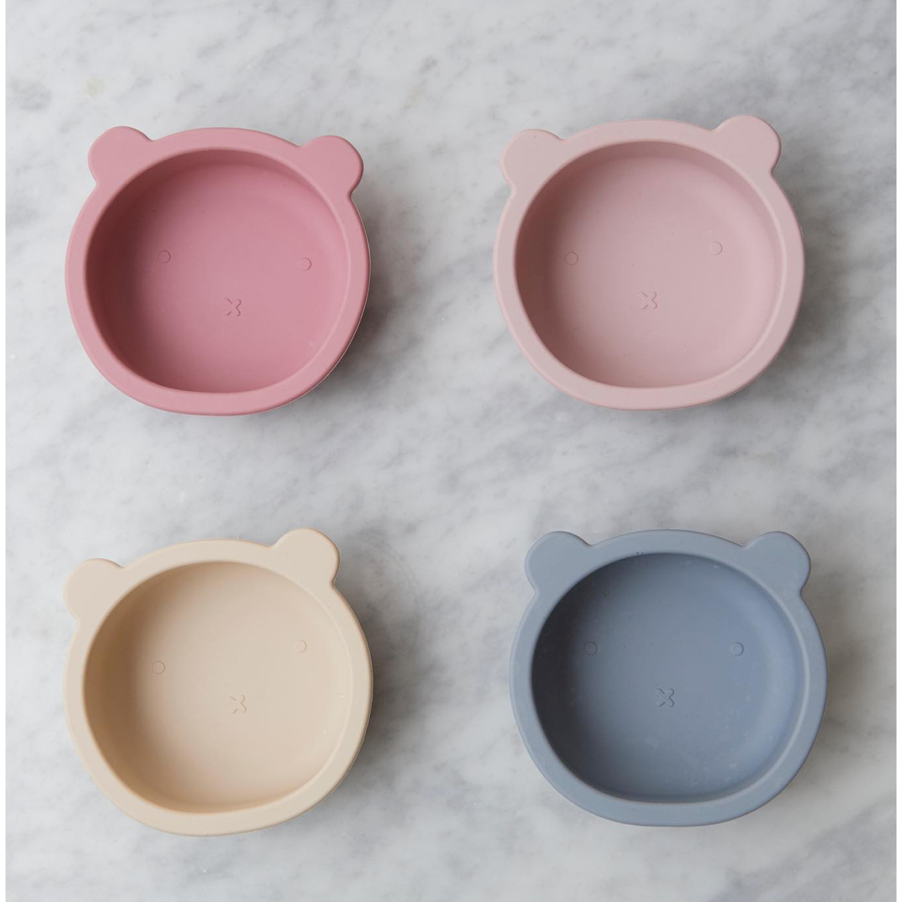 Bowl Silicona Bear - Dusty Lilac