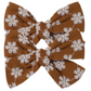 Set 2 Pinches Rosita con flores bordadas - Ochre