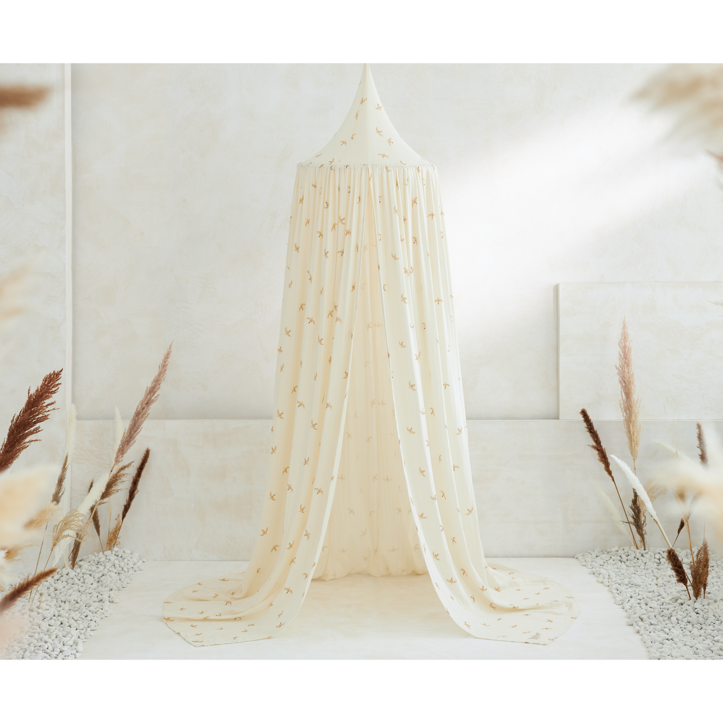 Dosel Amour - Nude Haiku Birds Natural