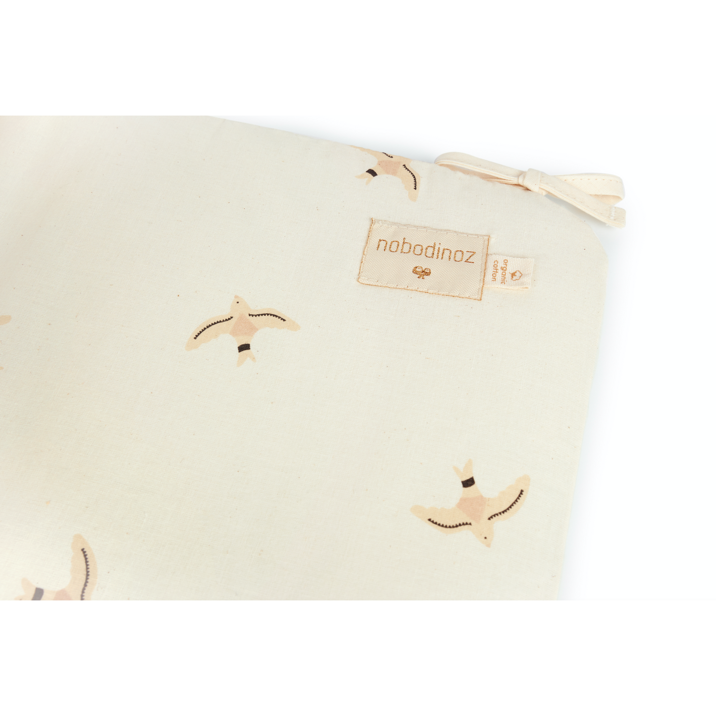 Protector de cuna Nest -  Nude Haiku Birds Natural