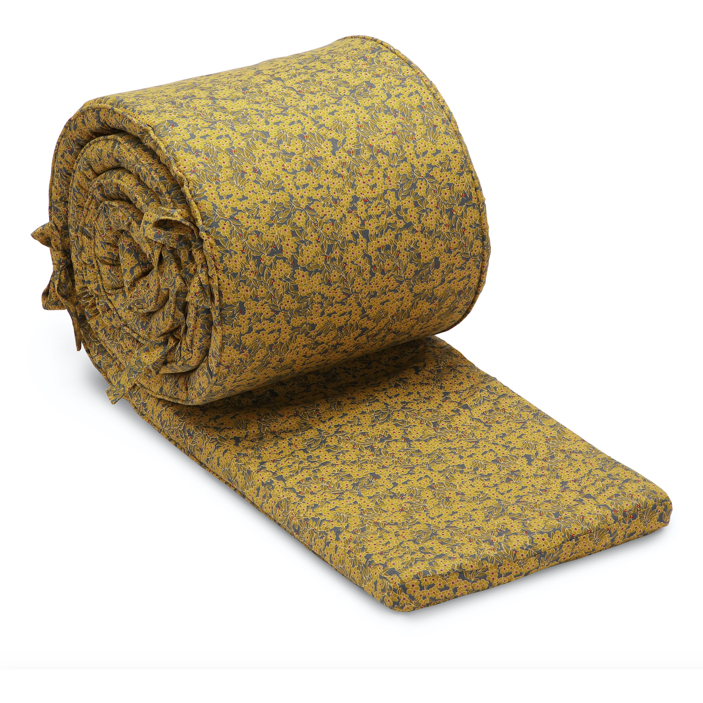 Protector Cuna / Cama - Winter Leaves Mustard