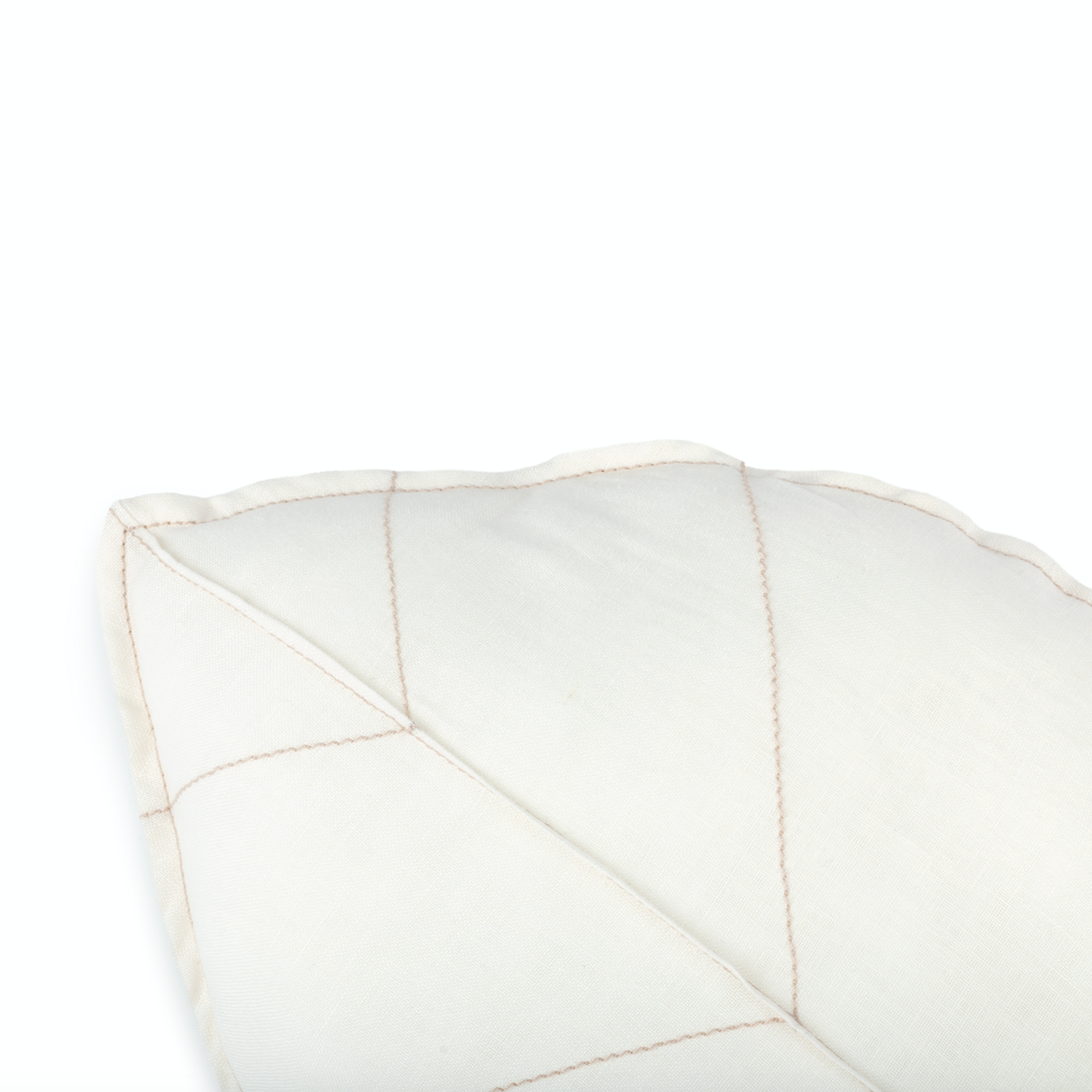 Cojín Hoja Lin Français - Off White