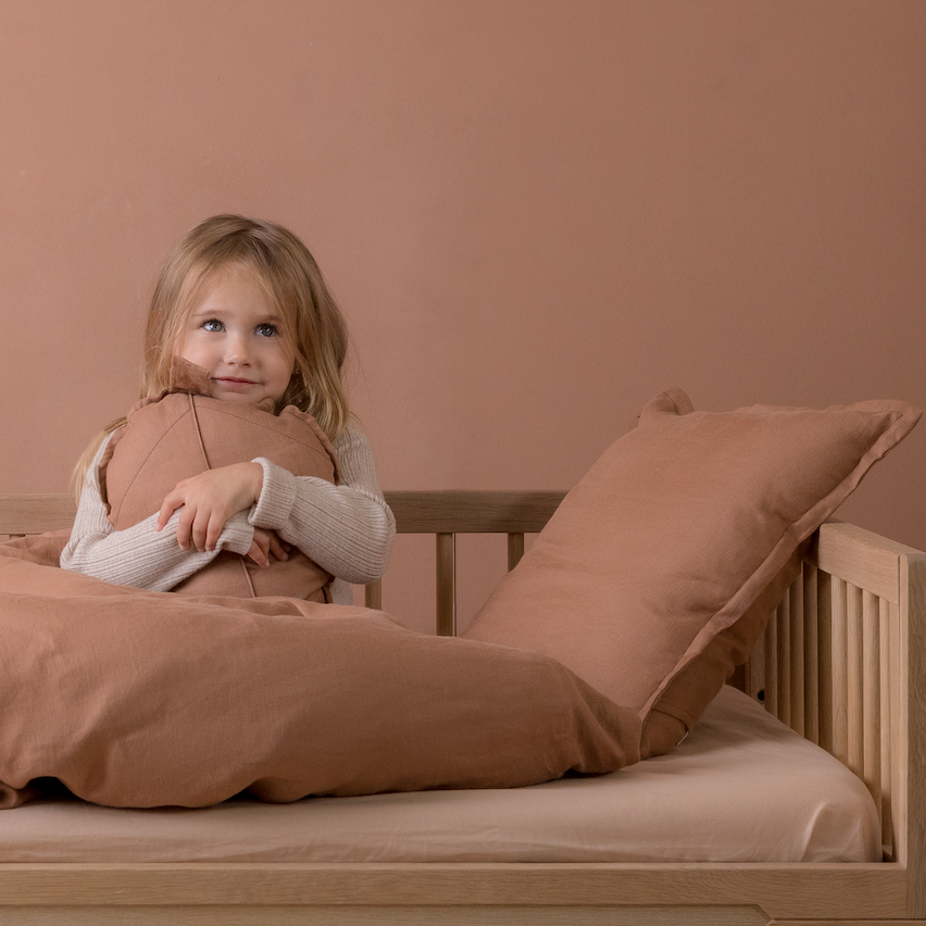 Funda de almohada Lin Français 40 x 45 cm - Noisette