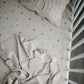 Manta Tejida - Ribbed Beige Melange