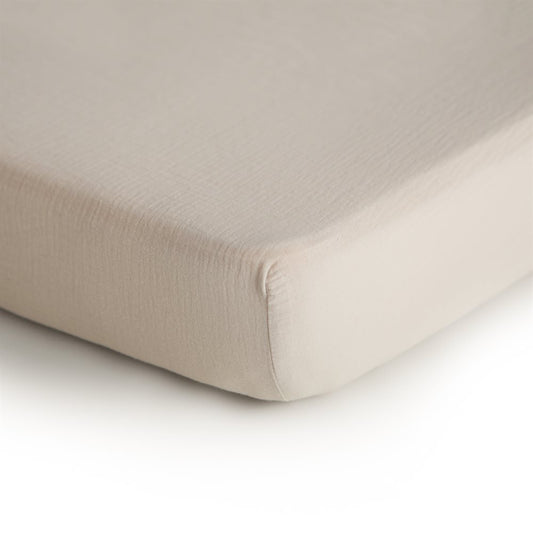 Sabana Muselina Fitted - Fog