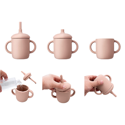 Sippy Cup - Light Pink